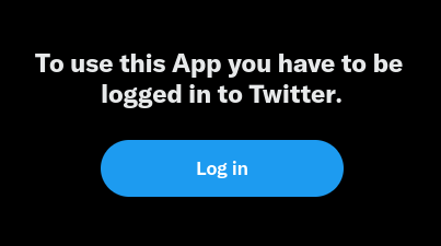 Twitter Login