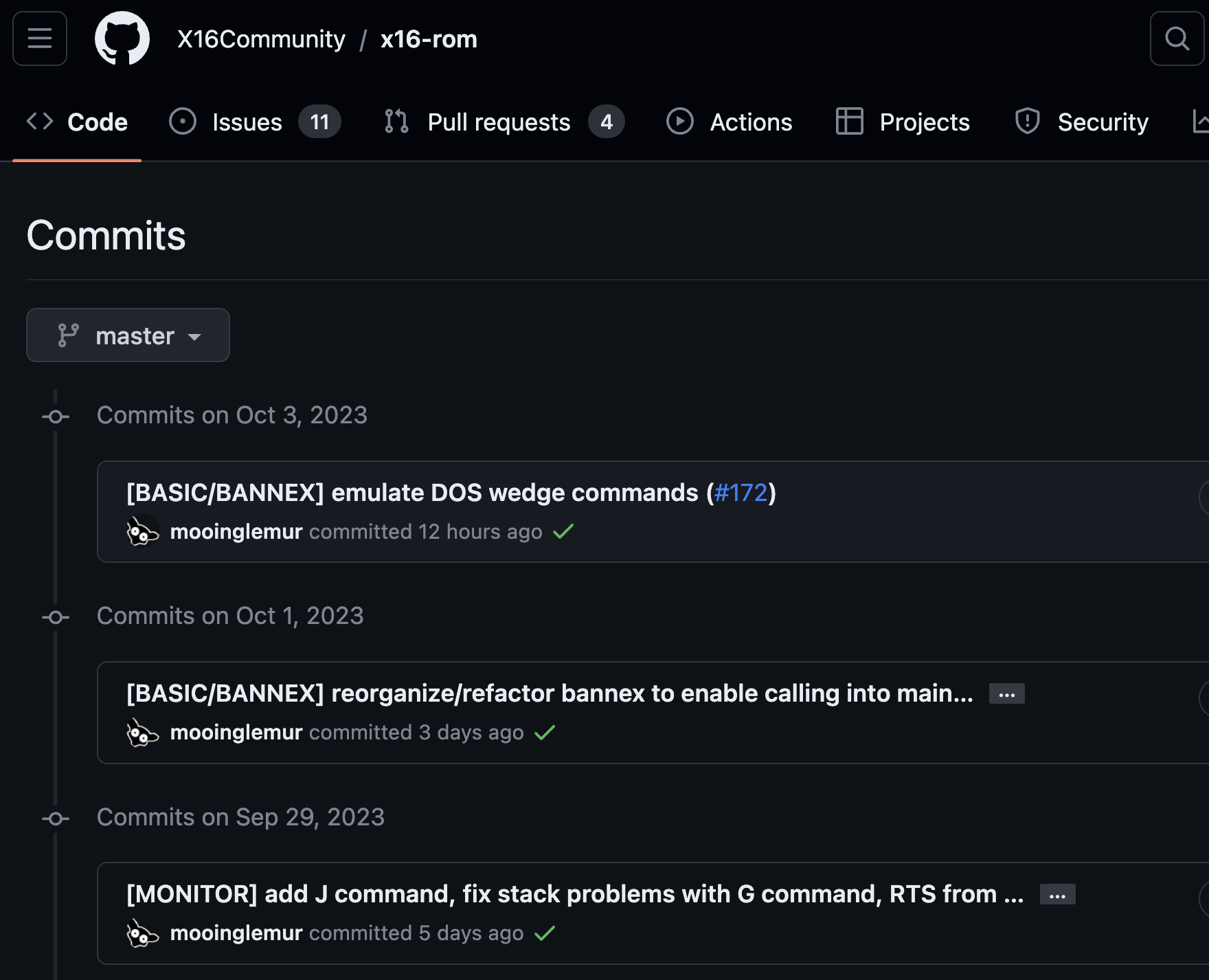 Upstream ROM changes