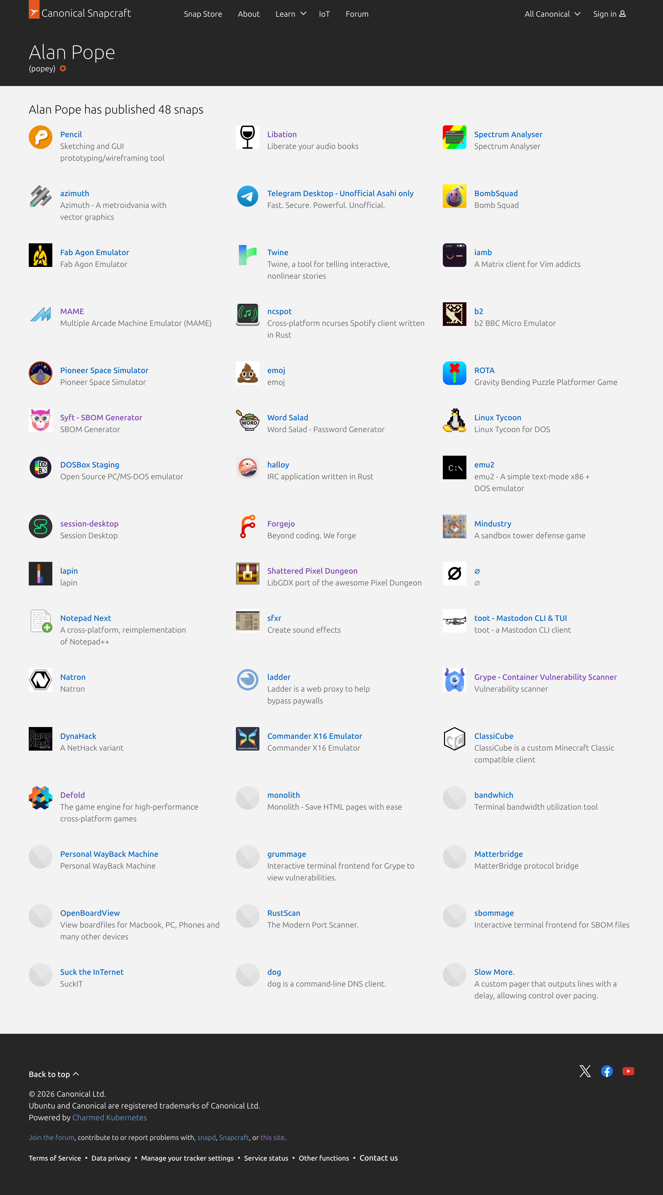 popey&rsquo;s publisher page